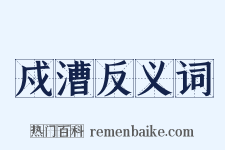 戍漕反义词是什么意思的图片